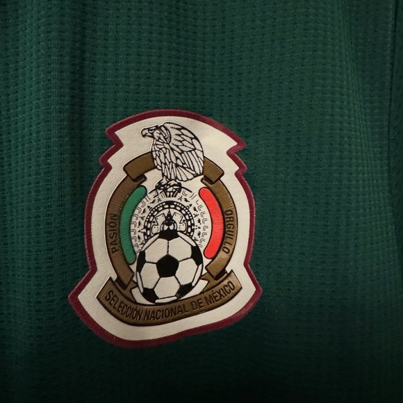 Adidas Official Green Mexico Home Soccer Player Jersey XL - Picture 2 of 3